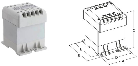 T1L — DIN Rail / Screw Mount IP20